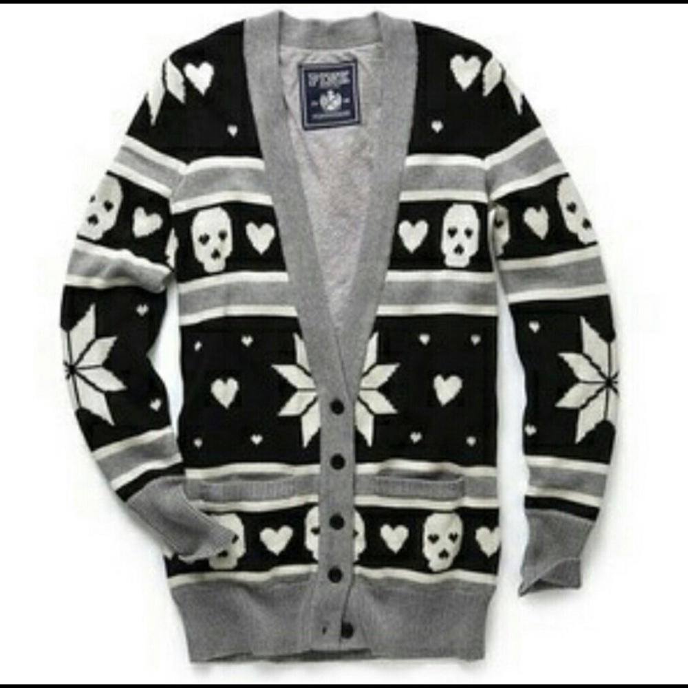 Victoria’s Secret PINK Rare Skull Cardigan